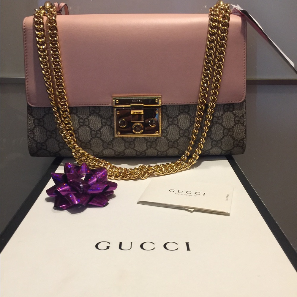 Authentic Gucci padlock bag πΈπ - Picture 4 of 8